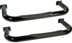 ESTRIBOS TJ, YJ NEGROS CON HUELLA (JGO) #11591.04 MODELO 87-96