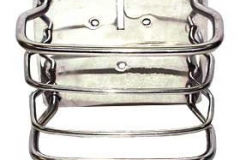 PROTECTOR CALAVERA CJ, YJ, TJ CROMADO #8660ST MODELO 72-06